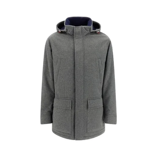 Brunello Cucinelli Long-Sleeved Hooded Coat