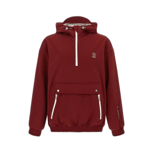 Brunello Cucinelli Drawstring Hooded Jacket