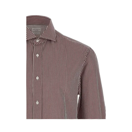 Brunello Cucinelli Checked Button-Up Shirt