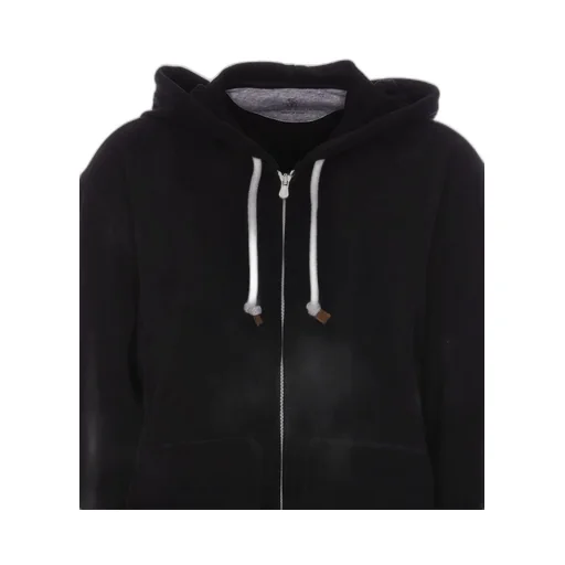 Brunello Cucinelli Zipped Drawstring Hoodie
