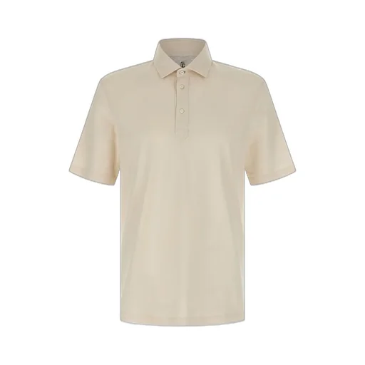 Brunello Cucinelli Short Sleeved Straight Hem Polo Shirt