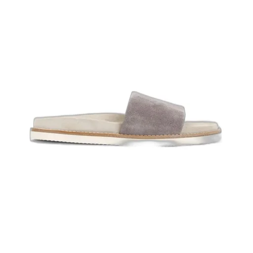 Brunello Cucinelli Open-Toe Slides