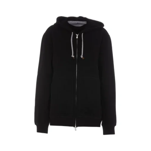 Brunello Cucinelli Zipped Drawstring Hoodie