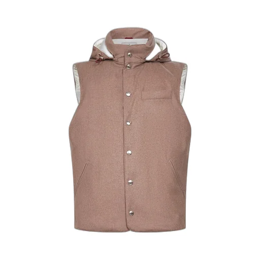 Brunello Cucinelli Sleeveless Hooded Gilet