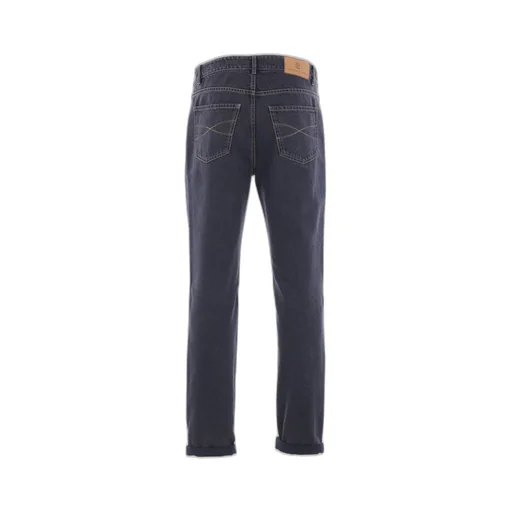Brunello Cucinelli Logo Patch Skinny Jeans