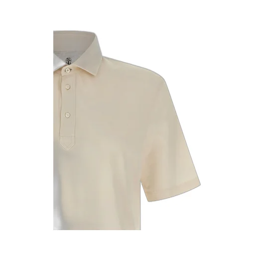Brunello Cucinelli Short Sleeved Straight Hem Polo Shirt