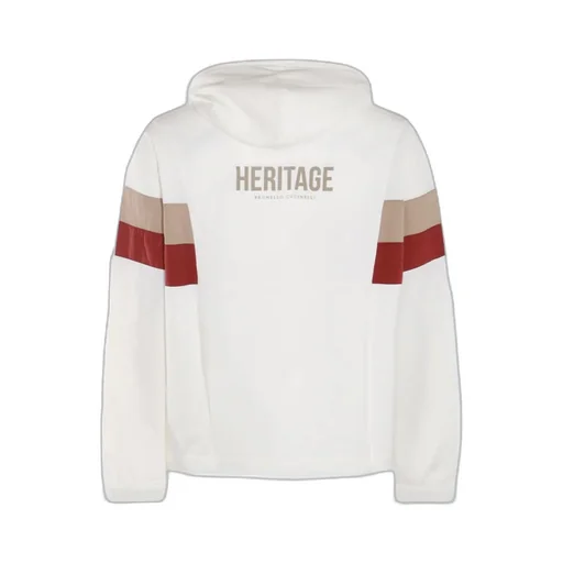 Brunello Cucinelli Panelled Logo-Printed Drawstring Hoodie