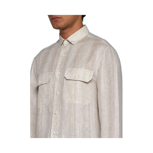 Brunello Cucinelli Striped Button-Up Shirt
