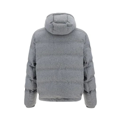 Brunello Cucinelli Quilted Zipped Hooded Down Jacket