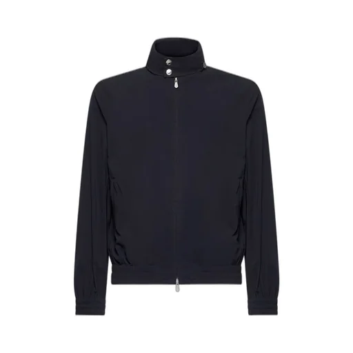 Brunello Cucinelli High Neck Zip-Up Bomber Jacket