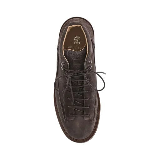 Brunello Cucinelli Waxed Urban Outdoor Boots