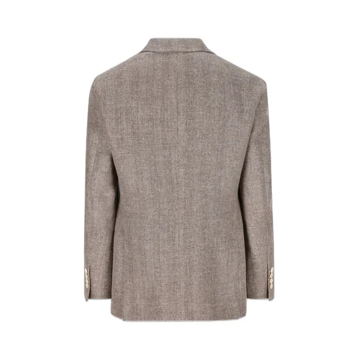 Brunello Cucinelli Double-Breasted Tailored Blazer