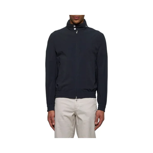Brunello Cucinelli High Neck Zip-Up Bomber Jacket