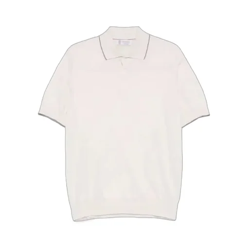 Brunello Cucinelli Short Sleeved Polo Shirt