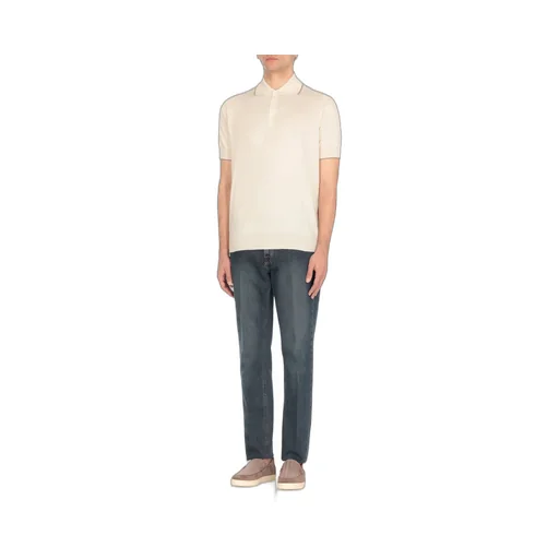 Brunello Cucinelli Short Sleeved Polo Shirt