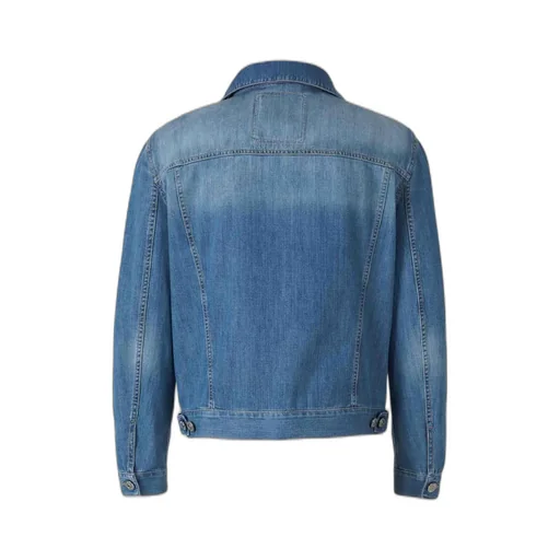 Brunello Cucinelli Long Sleeved Buttoned Denim Jacket