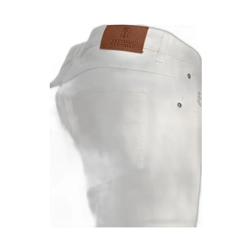 Brunello Cucinelli Logo Embroidered Straight-Leg Jeans