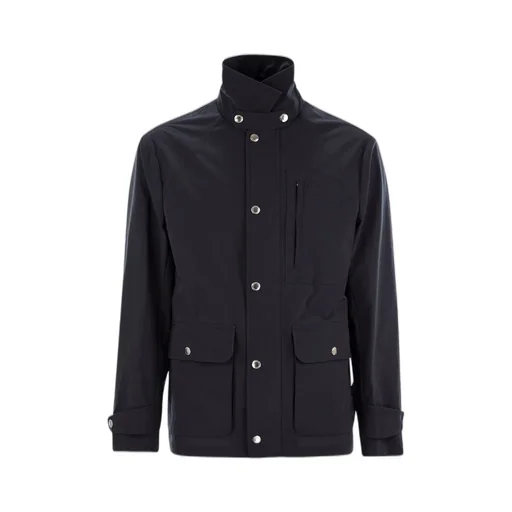 Brunello Cucinelli High-Neck Long-Sleeved Jacket