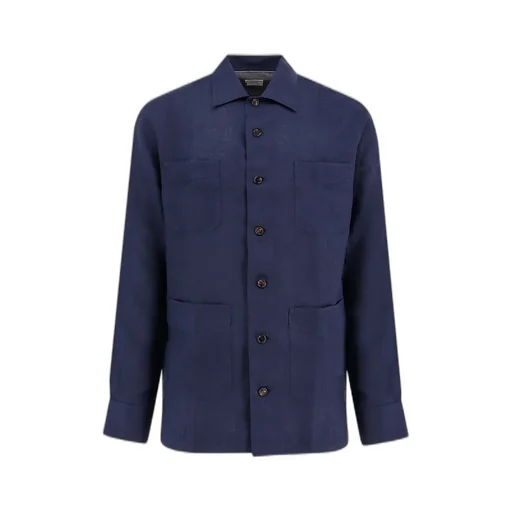 Brunello Cucinelli Long-Sleeved Button-Up Shirt