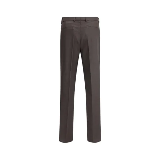 Brunello Cucinelli Pressed Crease Slim-Fit Trousers
