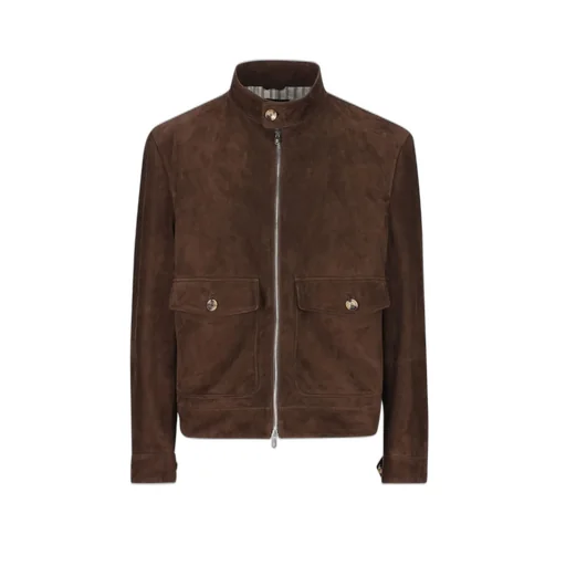 Brunello Cucinelli Long Sleeved Zipped Jacket