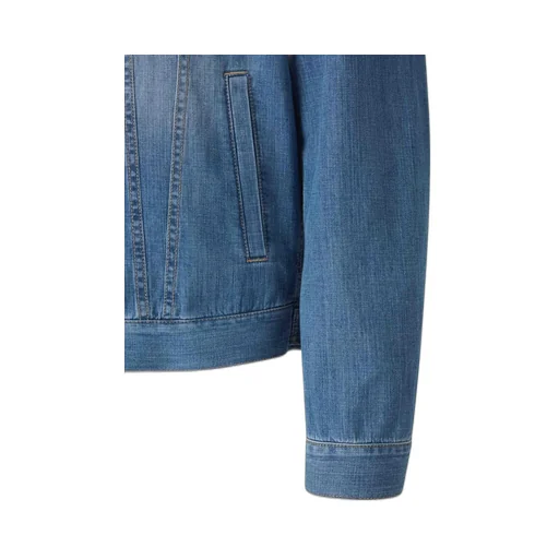 Brunello Cucinelli Long Sleeved Buttoned Denim Jacket