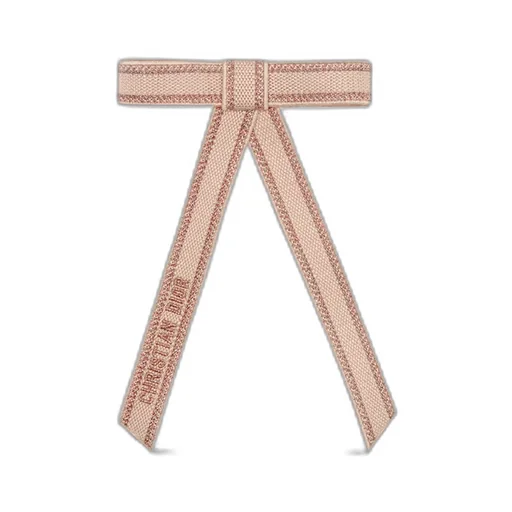 Christian Dior Embroidered Dior Twist Bow