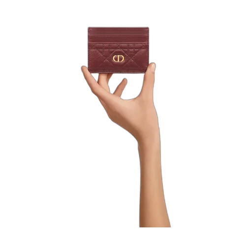 Dior Caro Freesia Card Holder