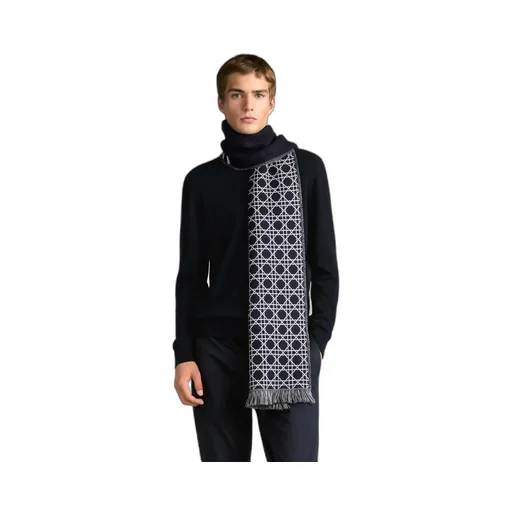 Striped Cannage Scarf