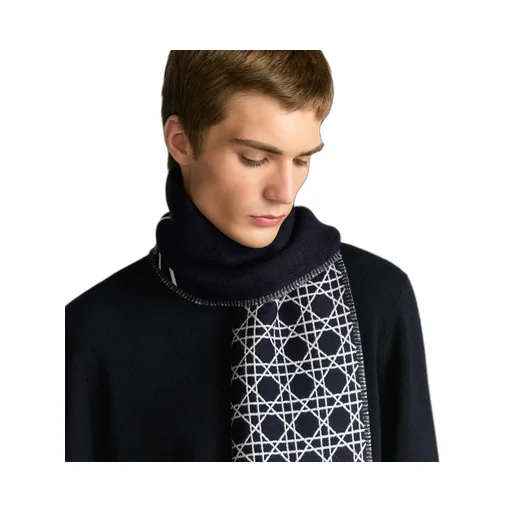 Striped Cannage Scarf