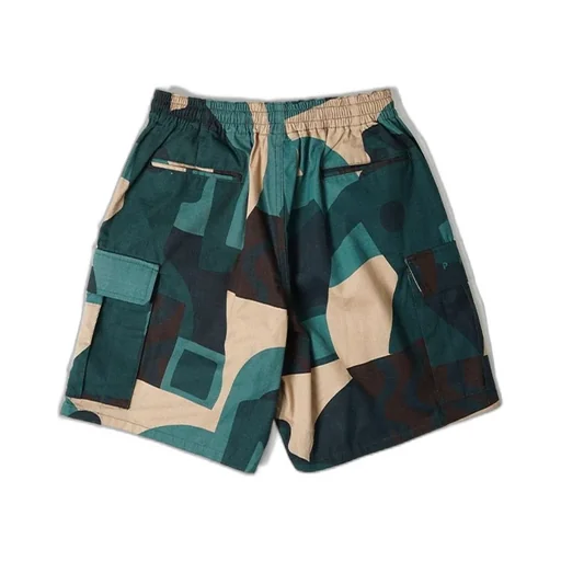 By Parra Elasticated Waistband Abstract-Print Shorts