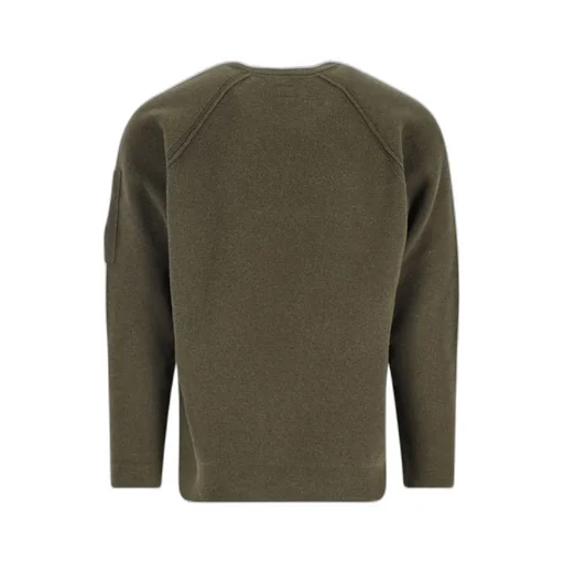 C.P. Company Logo Patch Crewneck Jumper