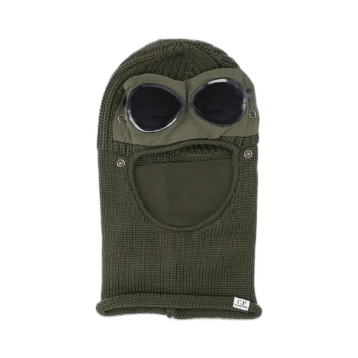 C.P. Company Goggle-Detail Ribbed Knit Balaclava