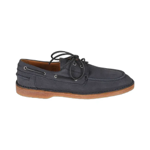 Buttero Round-Toe Lace-Up Shoes