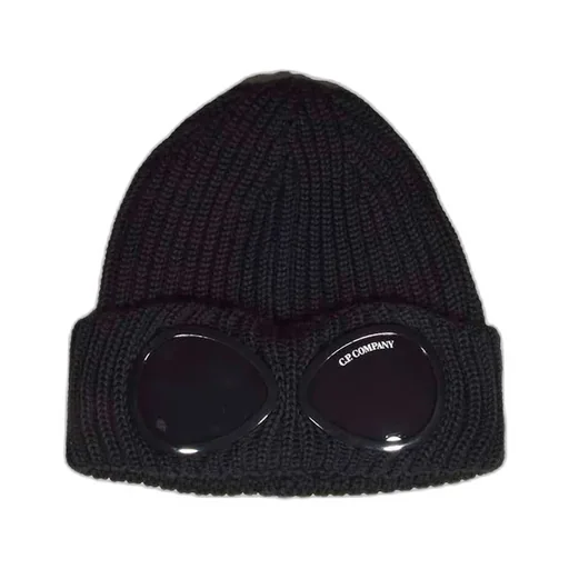 C.P. Company Goggle Detailed Turn-Up Hem Beanie