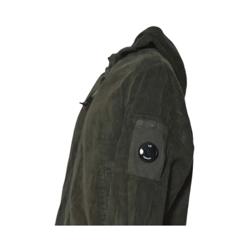 C.P. Company Corduroy 350 Full Zip Hooded Sweatshirt