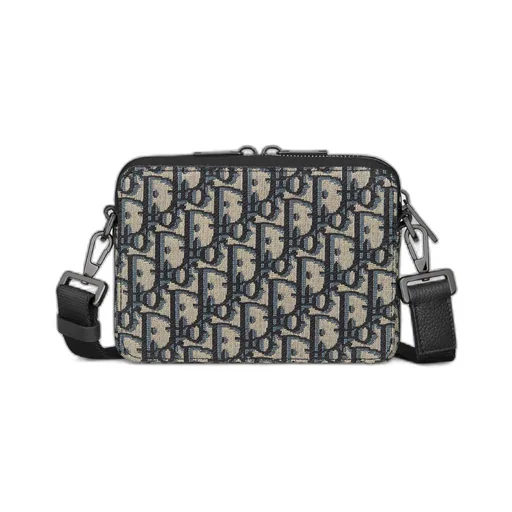 Zipped Pouch With Strap