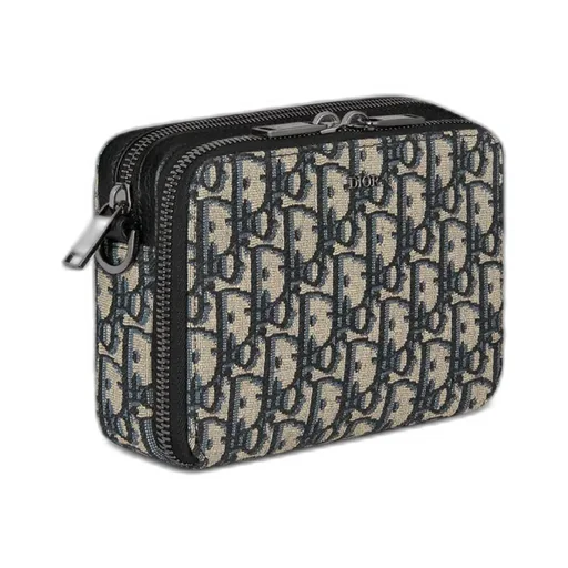 Zipped Pouch With Strap