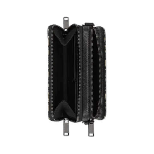 Zipped Pouch With Strap
