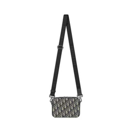 Zipped Pouch With Strap