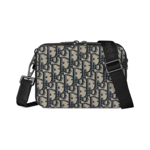 Zipped Pouch With Strap