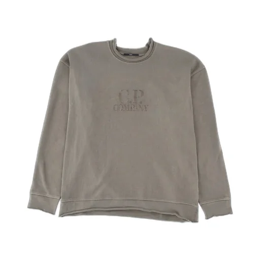 C.P. Company Boxy Embossed Logo Sweater
