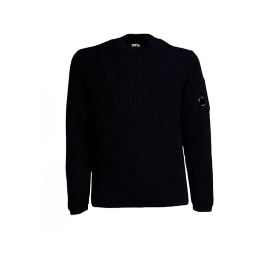 C.P. Company Ribbed Crew Neck Knitwear