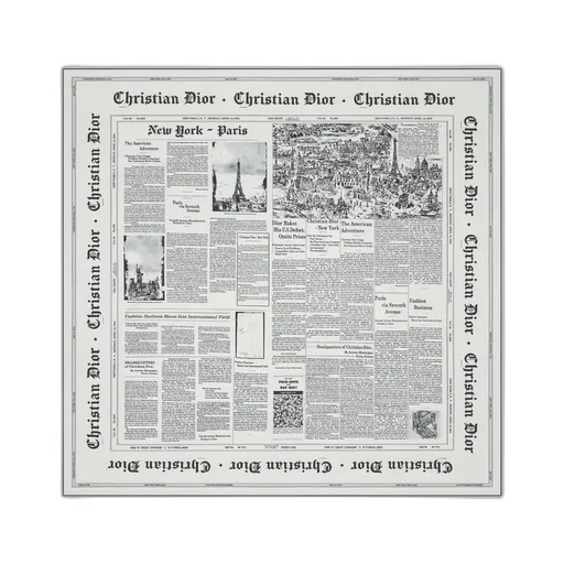 Newspaper 90 Square Scarf