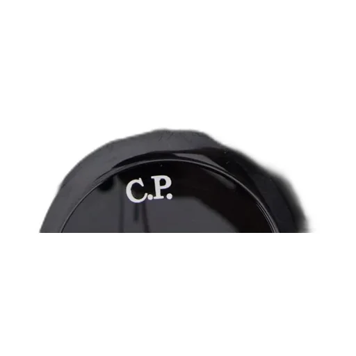 C.P. Company Logo Plaque Knit Beanie