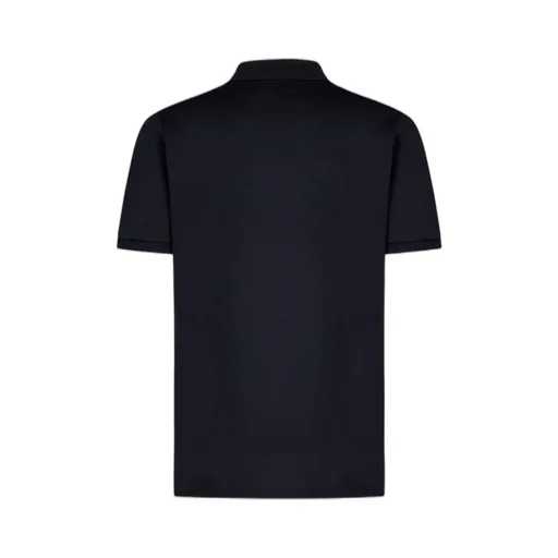 C.P. Company Logo-Patch Side Slit Polo Shirt
