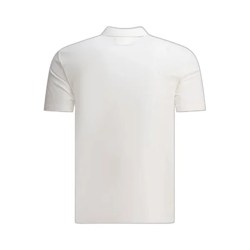 C.P. Company Short-Sleeved Logo Patch Polo Shirt