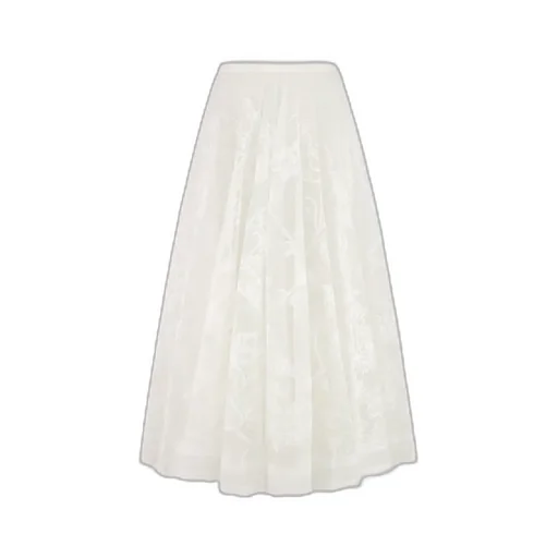 Mid-Length Flared Skirt