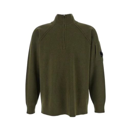 C.P. Company Zip-Pocket Turtleneck Knitwear