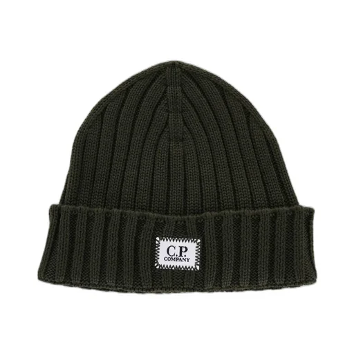C.P. Company Ribbed Logo Patch Hat